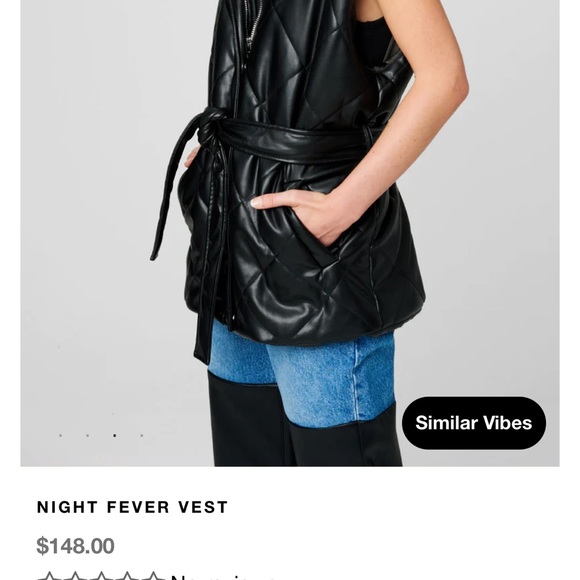 Nwt blank NYC vegan leather vest - Picture 2 of 7